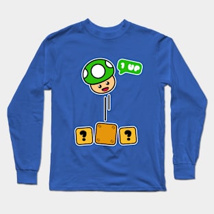 Life Mushroom from Classic Game Long Sleeve T-Shirt